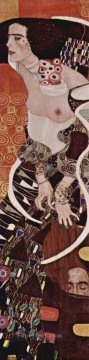 Judith Symbolism Gustav Klimt Oil Paintings